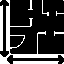 A black image with some white pixels in the top left corner - Mana Projects 